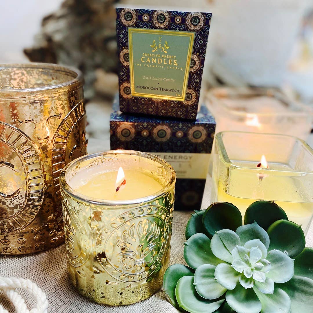 Petite Champagne Series | 2-in-1 Soy Lotion Candles: Champagne Reserve (Gold)