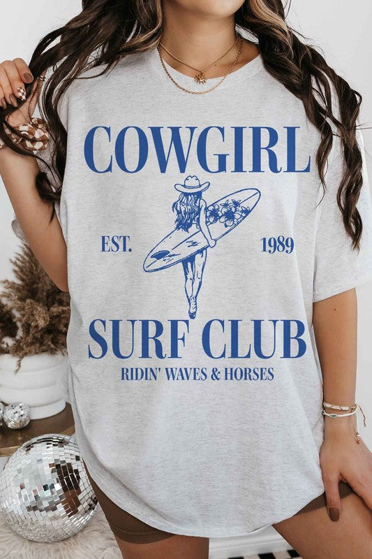 COWGIRL SURF CLUB GRAPHIC TEE