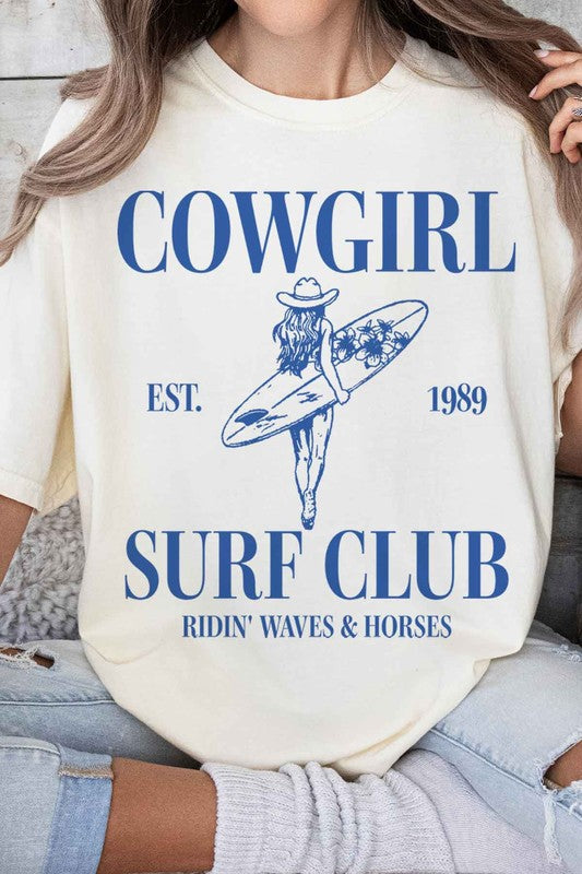 COWGIRL SURF CLUB GRAPHIC TEE