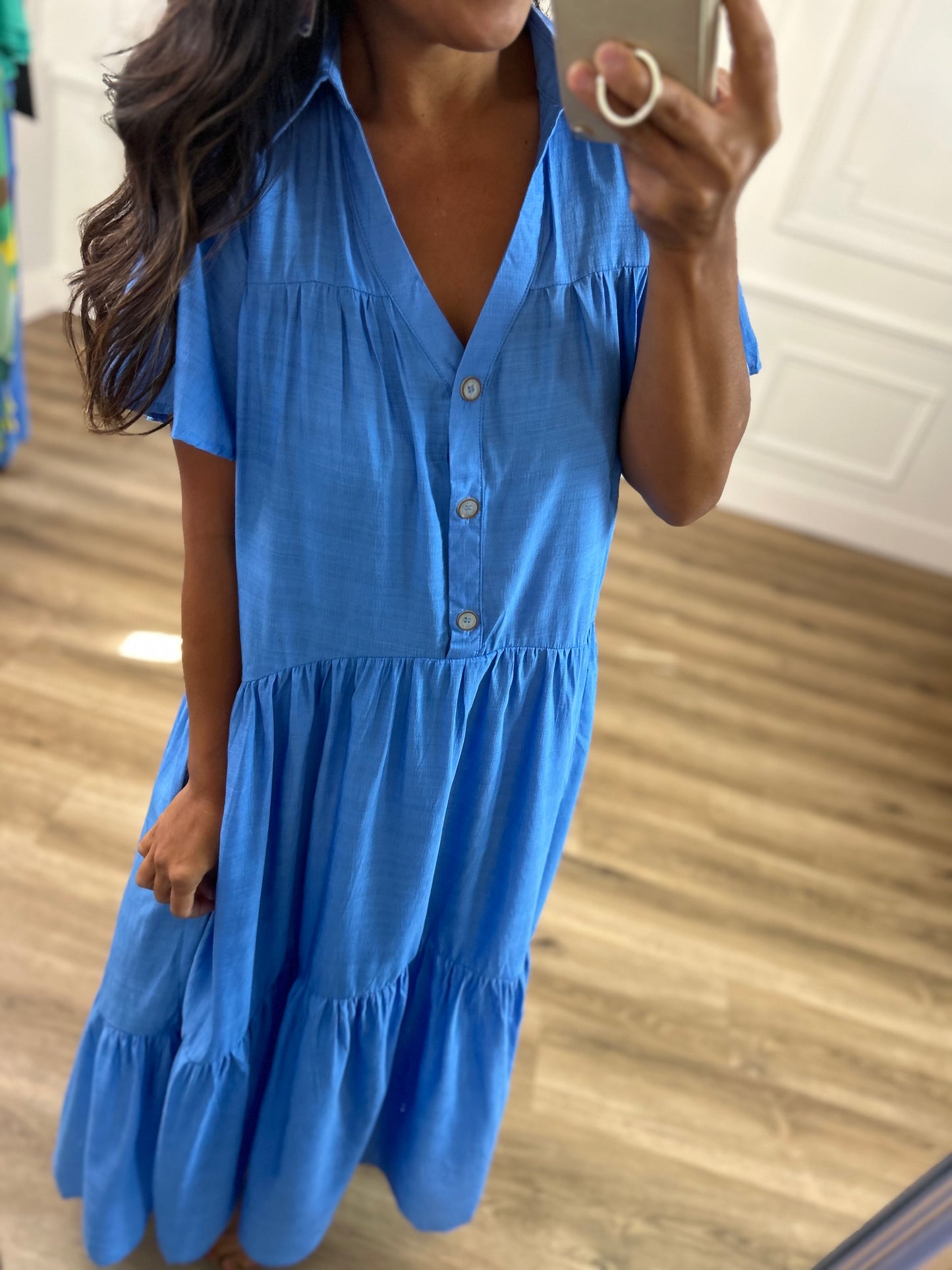 Heads Carolina Blue Casual Dress