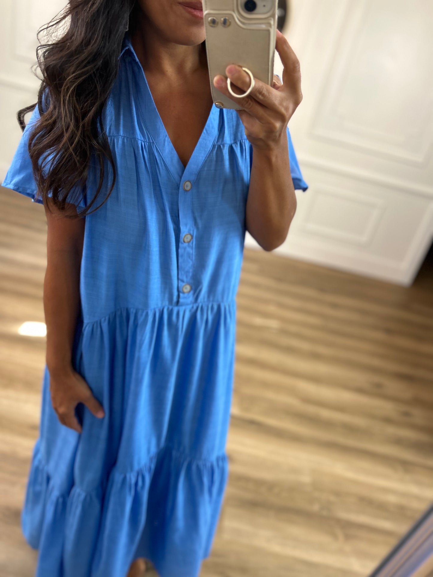Heads Carolina Blue Casual Dress