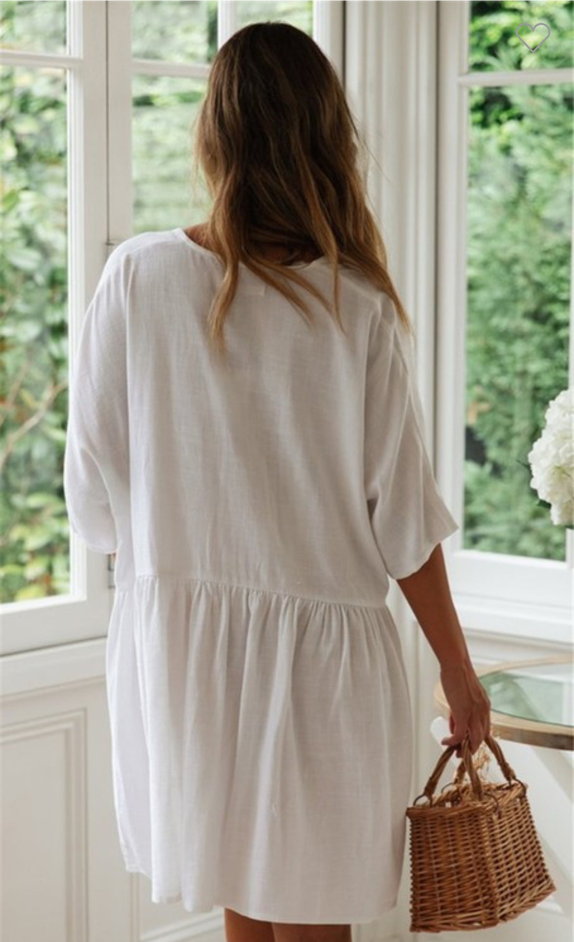Beach Dress/Cover-Up in White