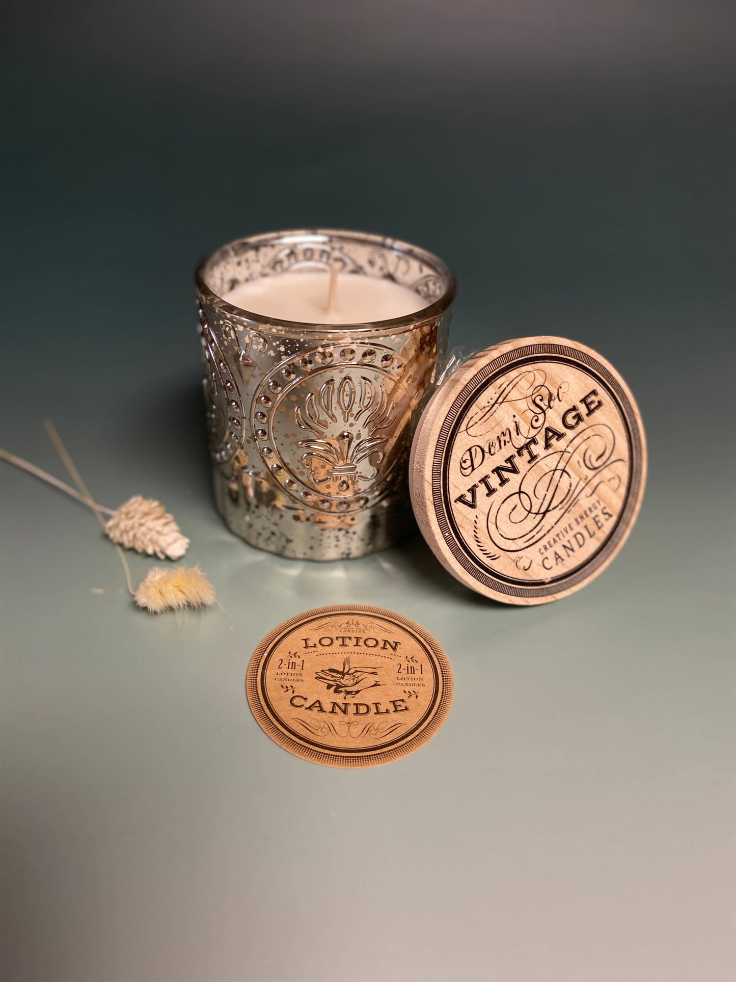 Petite Champagne Series | 2-in-1 Soy Lotion Candles: Champagne Reserve (Gold)
