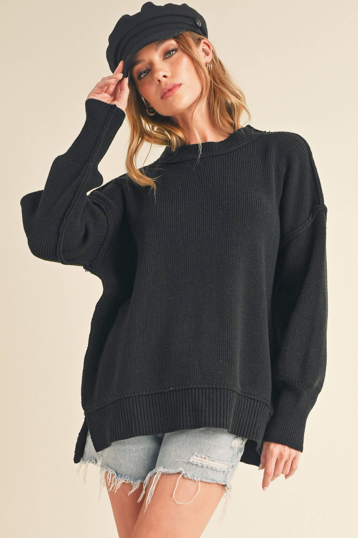 Ina Sweater: Red / Small